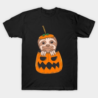 Sloth Pumpkin T-Shirt